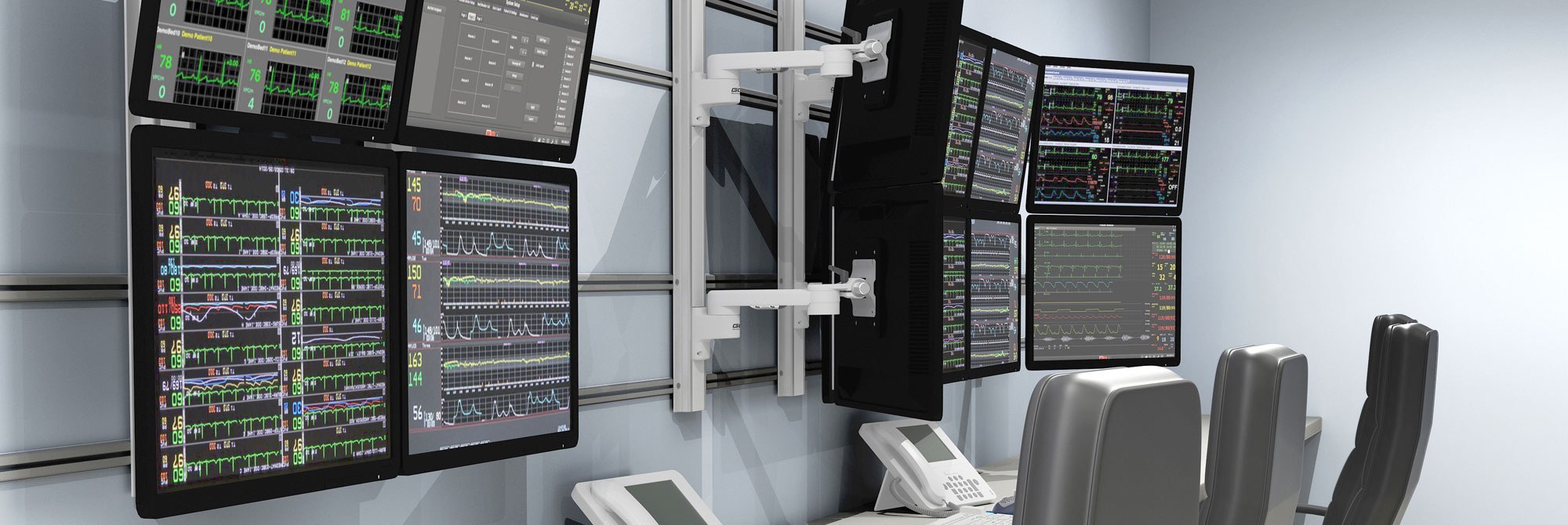 Telemetry Central Stations | GCX Medical Mounting Solutions