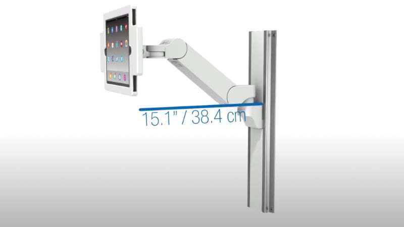 GCX Variable Height Arm for Tablets 360 View