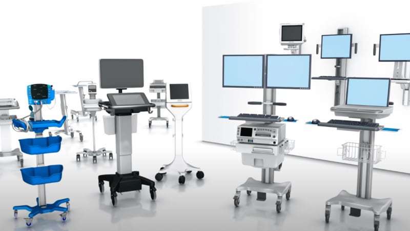 See GCX medical mounting solutions in action