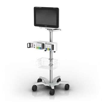 Philips IntelliVue MX750/850 on 46” / 116.8 cm Roll Stand with FMX-4