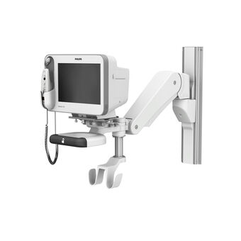 Philips EarlyVue VS30 on VHM-PL Variable Height Arm Channel Mount with Vertical Position Lock