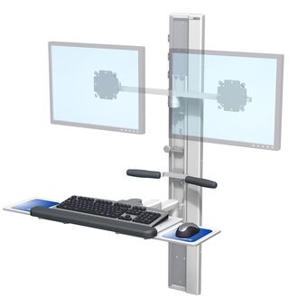 VHC Variable Height Channel with Dual Monitor and Keyboard