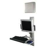 IntelliVue XDS with Single Monitor and Adjustable Keyboard on 36" VHC Variable Height Channel