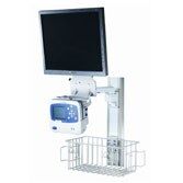 Welch Allyn Propaq LT and Large Color Monitor on Pivot Channel Mount