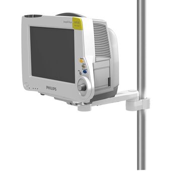 Philips IntelliVue MP20/30 on M Series Pivot Arm with 38 mm Post Interface