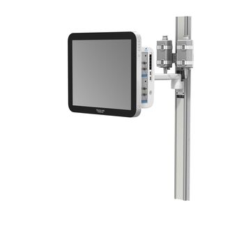 M Series Fixed Height Mount for Spacelabs Xprezzon  – Single Display and Monitor