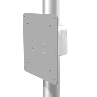 Direkte Stangenhalterung (Stangendurchmesser 1,25"/32 mm) für VESA-kompatible Geräte (75/100 mm)