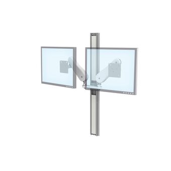 Dual VHM-25 Channel Mount Assembly – 20”/50.8cm Max Display Width
