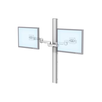 Channel Mount Cross Bar with Dual 8 x 8" / 20.3 x 20.3 cm M Series Articulating Arms