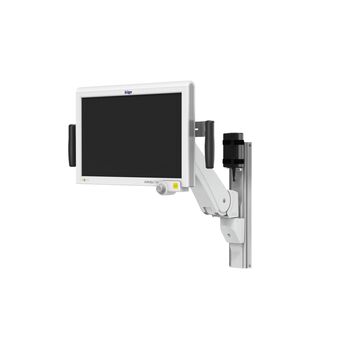 Dräger C500/C700 Monitor on VHM-P Variable Height Arm Channel Mount