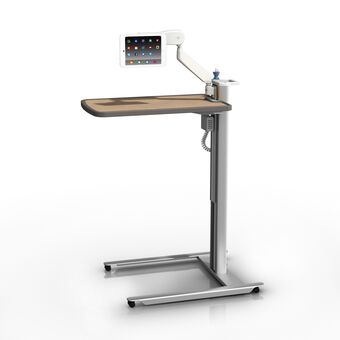 患者自理台，带用于平板设备的 VHM-25 可变高度臂