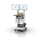 FC-0004-71 - MC Series Fetal Cart Kit - Includes:  (2) Worksurface LED Lights, Maple FM Tray & Work Surface, 3 Drawers, Power Strip and Counterweight