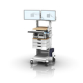 MC Series Fetal Cart Kit - Includes:  (2) Worksurface LED Lights, Maple FM Tray & Work Surface, 3 Drawers, Power Strip and Counterweight
