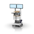 MC Series Fetal Cart Kit  - Includes: (2) Worksurface LED Lights, Maple FM Tray & Work Surface, 3 Drawers, Pull-Out Keyboard, Power Strip and Counterweight