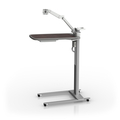 Black Riftwood Patient Engagement Overbed Table with PRO-ADJUST™ Tablet Arm