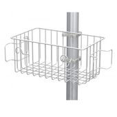 RS-0001-24 - Basket with Cord Wrap and Cable Hooks for Roll Stand with 2"/5.1 cm Post Diameter