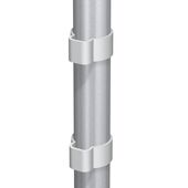 UT-0001-28 - 用于直径为 1.25 英寸/3.2 厘米立柱的集线夹（1 包 6 个）