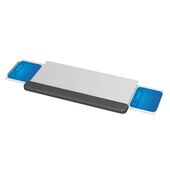 WM-0023-56 - 20.8" / 52.8 cm Ergo Keyboard Tray with Wrist Rest, Slide-Out Mouse Trays and Bottom Cover