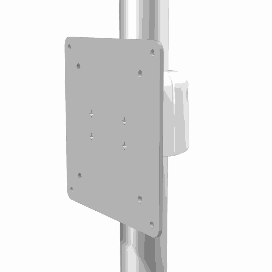 Flush Pole (1.25"/3.2 cm) Mount for 75/100 mm VESA-Compatible Devices