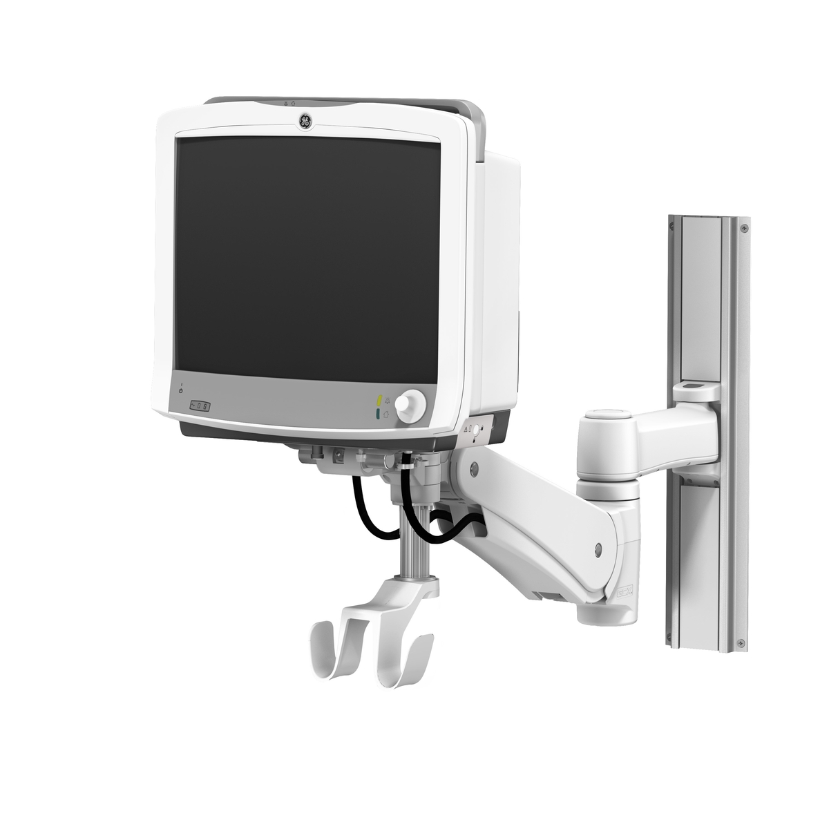 Medical Monitor Cord Track Mount System