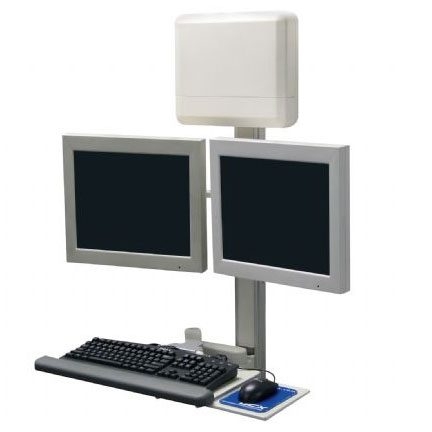 IntelliVue XDS with Dual Monitors and Adjustable Keyboard