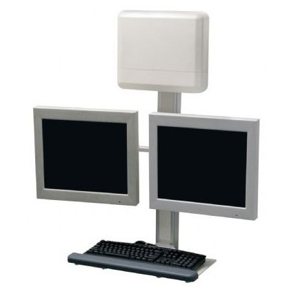 IntelliVue XDS with Dual Monitors and Flush Keyboard