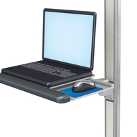 M Series Sliding Laptop Tray with 8"/ 20.3 cm Arm