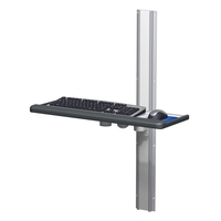M Series Keyboard Mount with 8"/20.3 cm x 8"/20.3 cm Articulating Arm and 26"/66 cm Standard Keyboard Tray