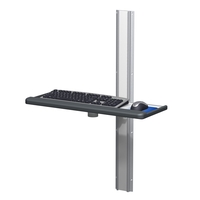 M Series Keyboard Mount with 12"/30.5 cm Pivot Arm and 26"/66 cm Standard Keyboard Tray