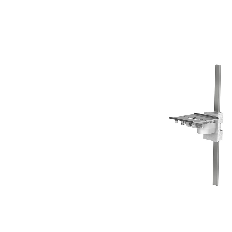 M Series Flush Mount with Slide-In Mounting Plate for Vertical Rail
