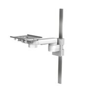 M Series Pivot Arm 8"/20.3 cm with Slide-In Mounting Plate for Vertical Rail