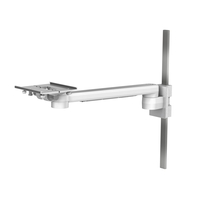 M Series Pivot Arm 16"/40.6 cm with Slide-In Mounting Plate for Vertical Rail