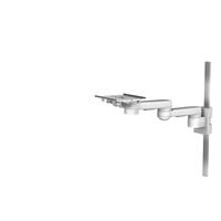 M Series Articulating Arm 8 x 8" /20.3 x 20.3 cm with Slide-In Mounting Plate for Vertical Rail