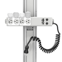 4-Outlet Medical Grade Power Strip with Coiled Cord