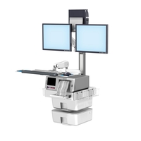 Philips FM40/50 Fetal Monitoring Dual Monitor Wall Mount Workstation with VHM-25 Keyboard