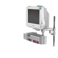 Philips IntelliVue MP40/50 on M Series Pivot Arm with Vertical Rail Interface