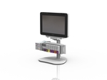 Philips IntelliVue MX600-850 with FMS or Single FMX-4 on Pedestal Mount