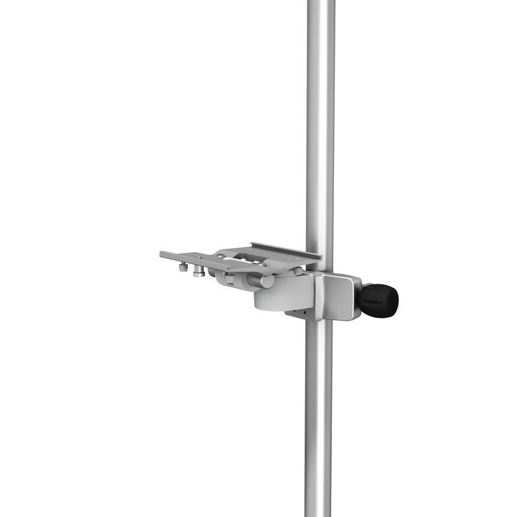 PRC-0001-02 - 立柱/导轨夹可用于 0.75 英寸/19 毫米至 1.5 英寸/38 毫米立柱或 8/10 毫米 x 25 毫米导轨