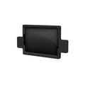 Carcasa montable para tableta VESA de 75 mm para Samsung Tab E de 9.6 in (negra)