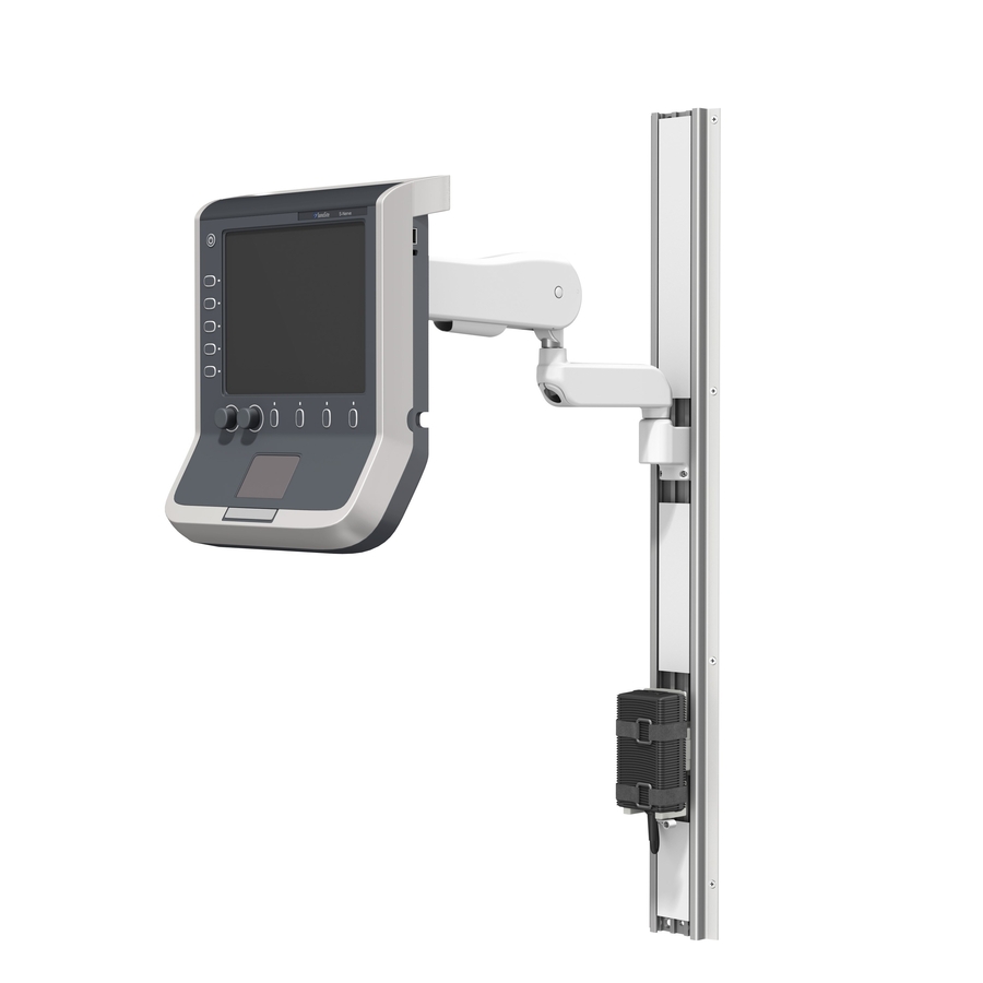 Sonosite S Series with VHM-25 Variable Height Arm with 7”/17.8 cm Horizontal Extension