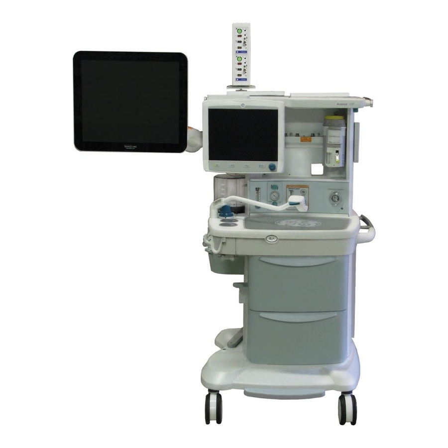 VHM Series with Spacelabs Exprezzon Monitor on GE Healthcare Avance CS2