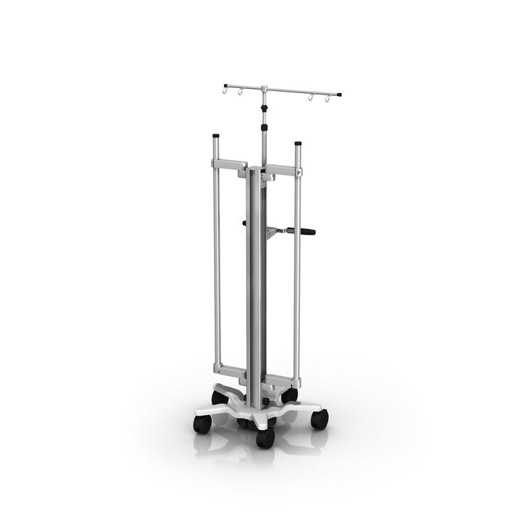 TER-0001-60 - Terumo Infusion Cart with Dual Adjustable Posts