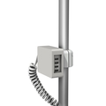 USB-Lademodule mit 1,5–2,4 m langem Spiralkabel zur Anbringung an 1,25"-Stange (32 mm)