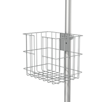 RS 0001 28 Roll Stand Utility Basket Pole LG