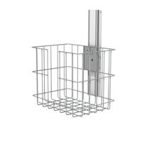 RS 0001 28 Roll Stand Utility Basket Wall Channel LG