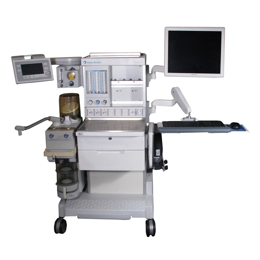 VHM-25 for Flat Panel and VHM-25 for Keyboard on GE Healthcare Aestiva - Loaded