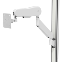VHM-25 Variable Height Arm Channel Mount with Angled Extension