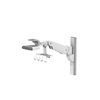VHM-P Variable Height Arm Channel Mount with Quad Hooks with 3" / 7.6 cm Down Post for Cable Management
