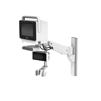 VHM-P (Non-Locking) Variable Height Arm 9in Post Dual Hook for IntelliVue MP20/30/40/50, MX400/450/500/550 with Philips X3