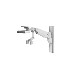 Philips IntelliVue MP40/50 on VHM-PL Variable Height Arm Channel Mount with Dual Cable Hooks with 3" / 7.6 cm Down Post for Cable Management